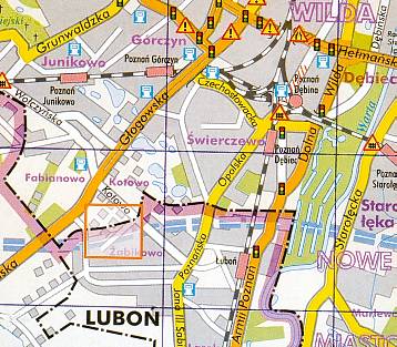 Mapka - Sanktuarium - Pozna